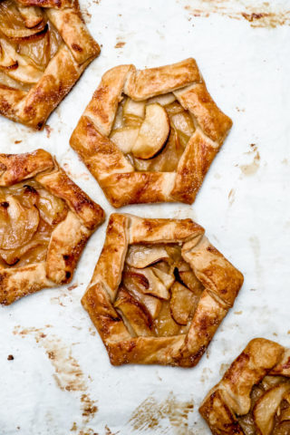 several apple pastries